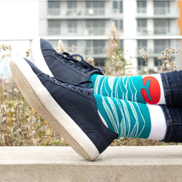 Brand new, Organic Cotton, whale socks, unisex, size 7-12 - Picture 8 of 9